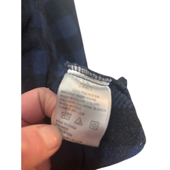 Juneau flannel Jacket shacket coat button up blue and black checks men's sz XXL - Picture 4 of 8